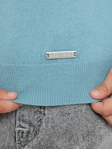 Свитер Cash Touch детский для мальчиков, цвет голубой пепельный, фото 3