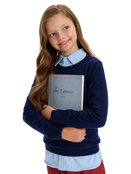 Джемпер CashTouch детский, цвет чернильный, фото 6