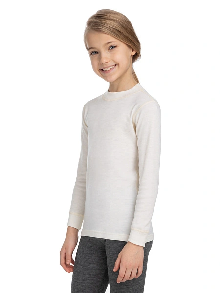 Термофутболка детская для девочек серии SOFT. Знак Woolmark, фото 2