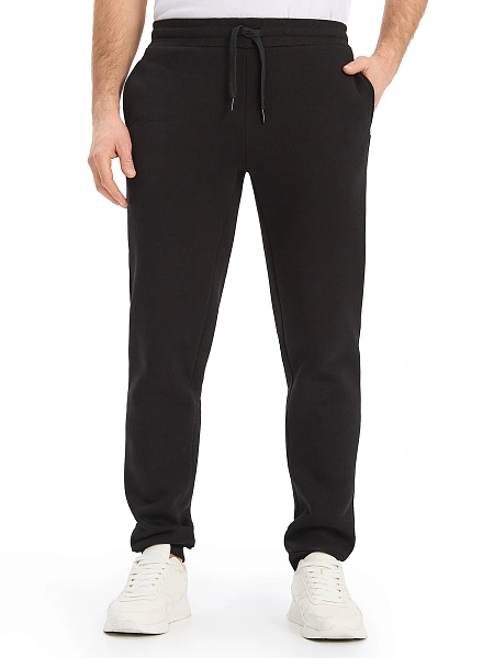 Джоггеры мужские серии Cotton, цвет черный, фото 2