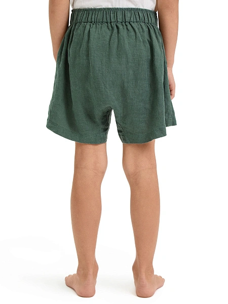 Шорты для девочки серии LINEN, цвет олива, фото 6