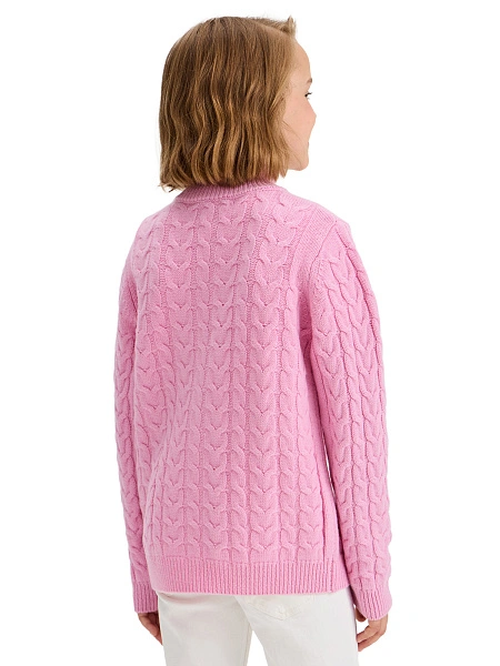 Кофта на молнии Super Fine Merino Wool для девочек, фото 2
