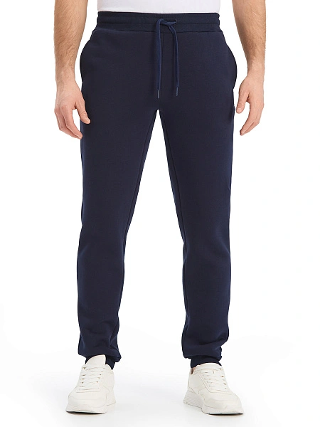 Джоггеры мужские серии Cotton, цвет темно-синий, фото 2