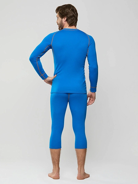 Комплект термобелья мужской серии SPORT WOOL, цвет ультрамарин, фото 4