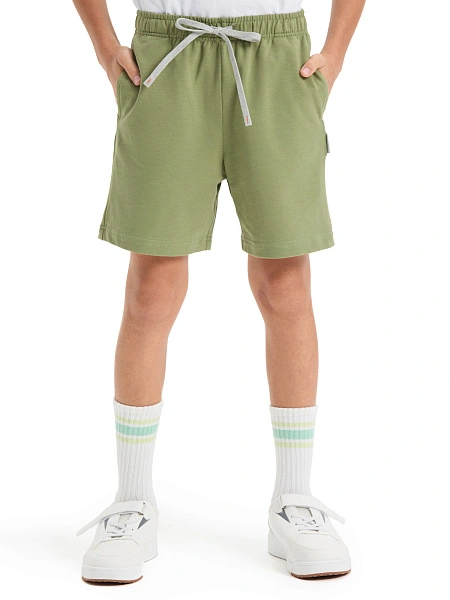 ORGANOMICA Cotton Шорты для мальчика, цвет олива, фото 2