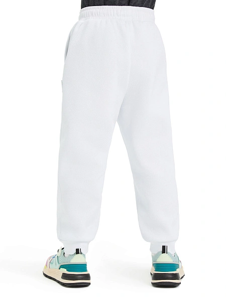 Джоггеры детские ORGANOMICA Cotton, цвет белый, фото 4