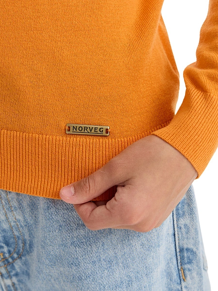 Свитер Cash Touch детский для мальчиков, цвет оранжевый, фото 4