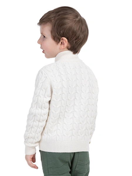 Кофта на молнии Super Fine Merino Wool, фото 4