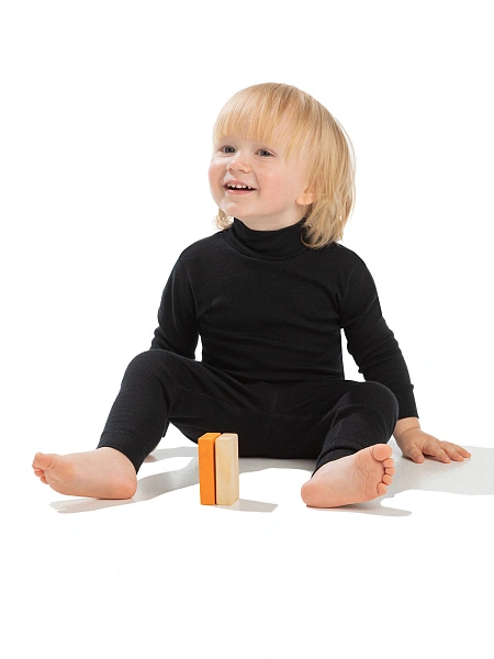 Термоводолазка детская серии SOFT CITY STYLE, цвет черный, фото 1