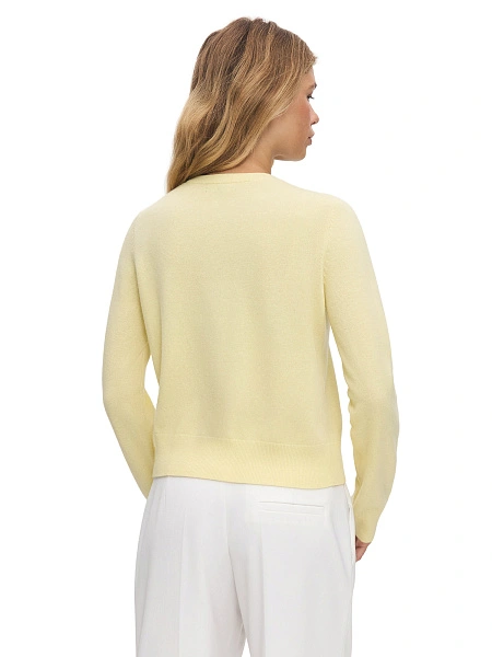 Кардиган на пуговицах, цвет сливочный, фото 3