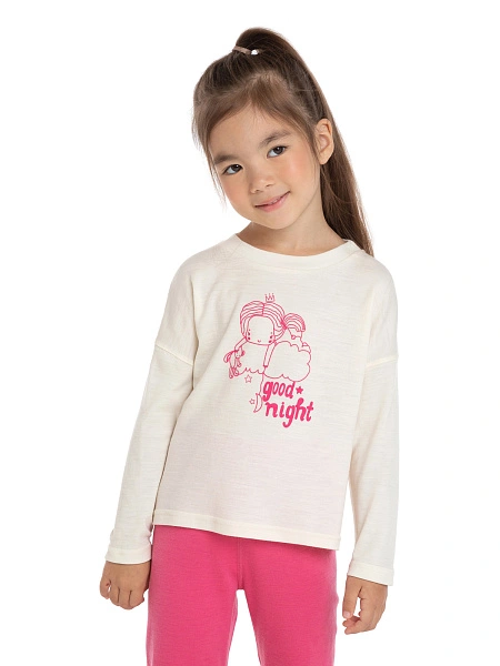 Пижама для девочки из шерсти мериносов, фото 2
