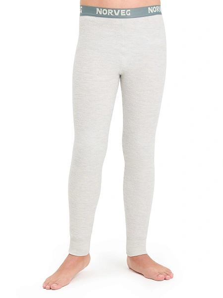 Термобелье кальсоны для мальчиков-подростков серии "-60°C", цвет жемчуг, фото 1