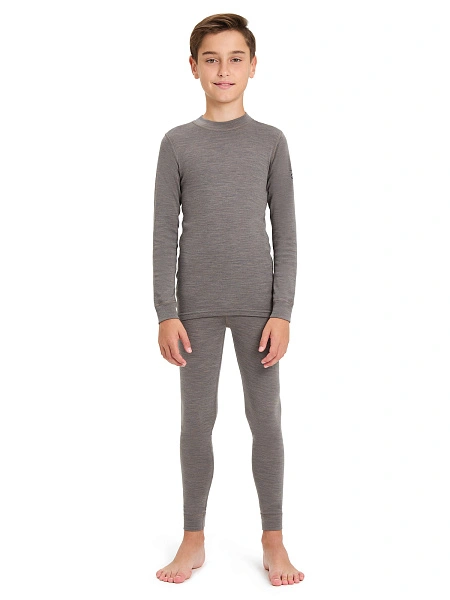 SOFT Комплект термобелья для мальчиков-подростков, цвет серо-бежевый, фото 1