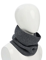 Снуд из шерсти Серый меланж