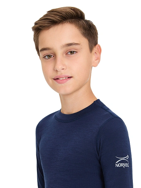SOFT Комплект термобелья для мальчиков-подростков, цвет синий, фото 5