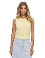 Топ трикотажный Сливочный