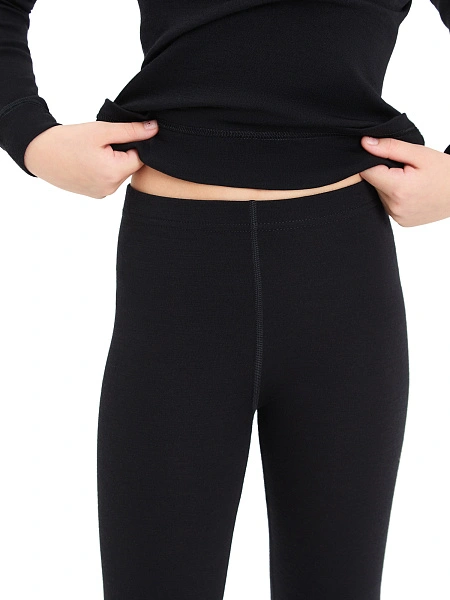 SOFT Комплект термобелья для девочек-подростков, цвет черный, фото 6