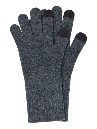 Перчатки сенсорные, цвет серый меланж, фото 1