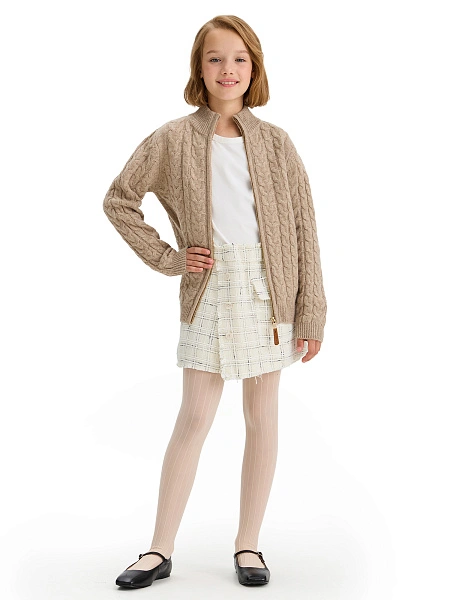 Кофта на молнии Super Fine Merino Wool для девочек, фото 6