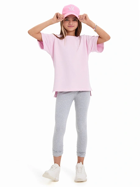 Футболка для девочки ORGANOMICA Cotton, цвет нежно-розовый, фото 5