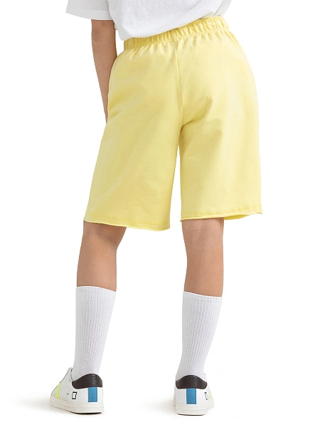 Шорты детские для девочек Cotton, цвет желтый, фото 5