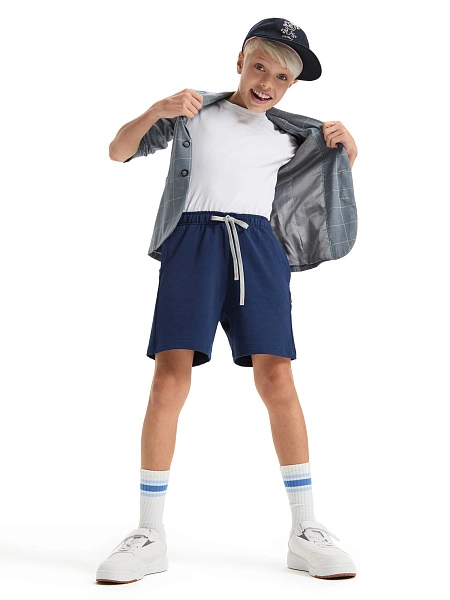 ORGANOMICA Cotton Шорты для мальчика, цвет темно-синий, фото 1