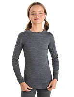 Термофутболка для девочек-подростков серии SOFT. Знак Woolmark Серый меланж