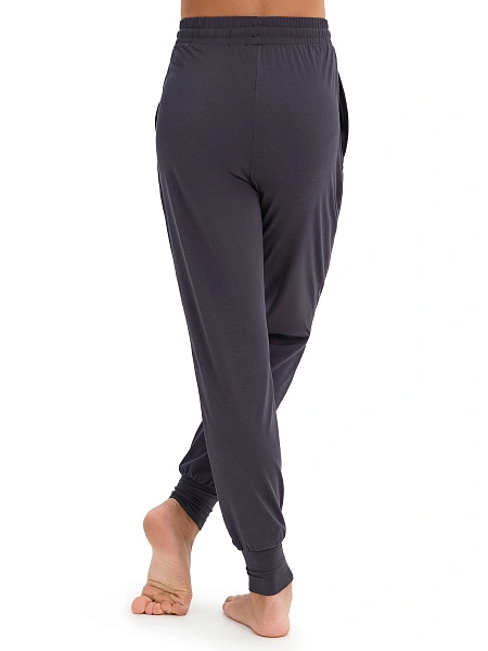 Джоггеры Bamboo для девочки, цвет темно-серый, фото 2