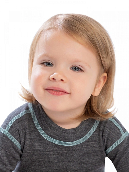 Термободи детское с длинным рукавом серии SOFT, цвет серый, фото 3