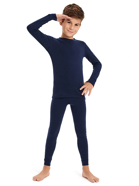 SOFT Комплект термобелья для мальчиков, цвет синий, фото 1