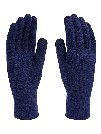 Перчатки детские сенсорные, цвет темно-синий, фото 1