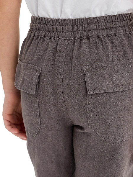 Брюки для мальчика серии LINEN, цвет серый, фото 5