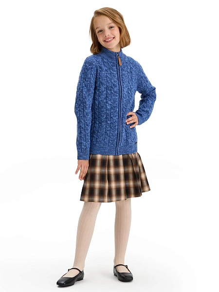 Кофта на молнии Super Fine Merino Wool для девочек, фото 5