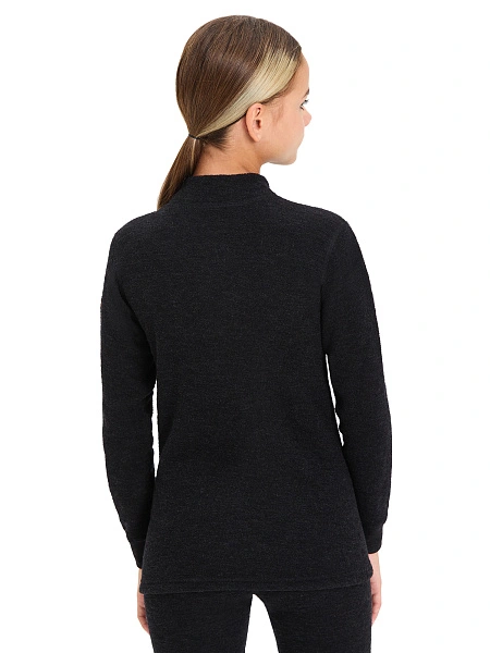 Термобелье фуфайка для девочек - подростков серии "-60°C", цвет антрацит, фото 2