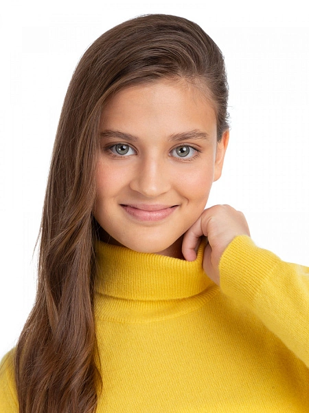 Свитер Cashmere подростковый с высоким воротом, фото 5