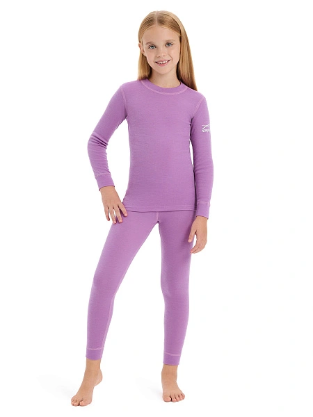 SOFT Комплект термобелья для девочек, цвет лаванда, фото 1