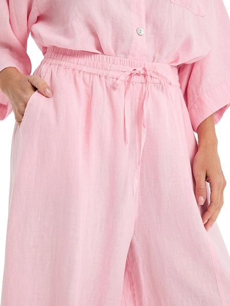 Брюки женские серии LINEN, цвет нежно-розовый, фото 3