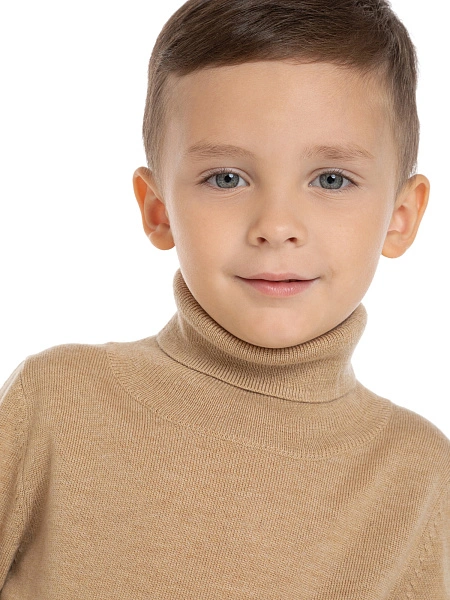 Свитер Cash Touch детский для мальчиков, цвет бежевый, фото 2