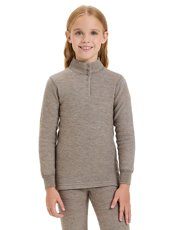 Термобелье фуфайка детская для девочек серии "-60°C", цвет бежевый, фото 1