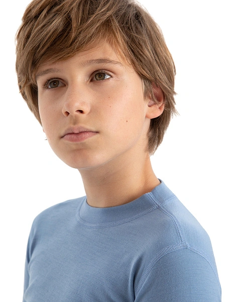 Термофутболка для мальчиков - подростков серии SOFT TEENS, цвет голубой пепельный, фото 3