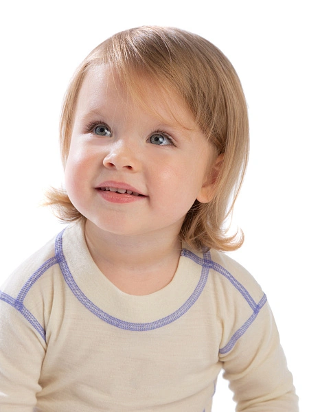 Термободи детское с длинным рукавом серии SOFT, цвет молочный, фото 4