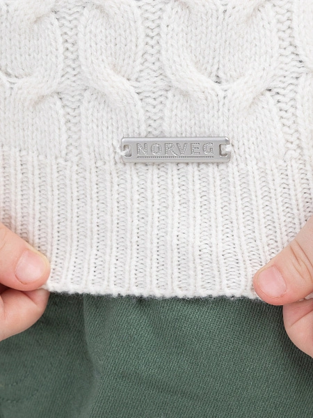 Кофта на молнии Super Fine Merino Wool, фото 6