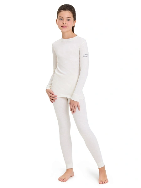 SOFT Комплект термобелья для девочек-подростков, цвет молочный, фото 1