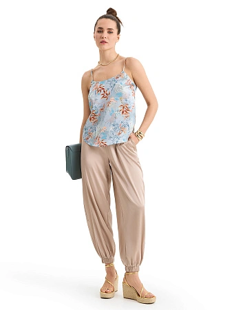 Брюки-джоггеры серии SILK, цвет бежевый, фото 1
