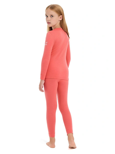 SOFT Комплект термобелья для девочек, цвет коралловый, фото 3