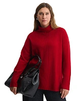 Merino Base Свитер oversize Алый