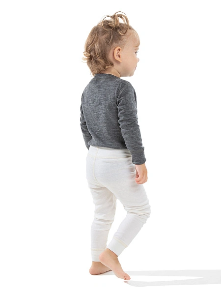 Термобелье штанишки детские SOFT. Знак Woolmark, цвет молочный, фото 3