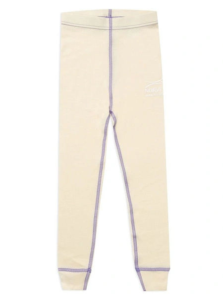 Термолеггинсы детские для девочек серии SOFT, цвет молочный, фото 1