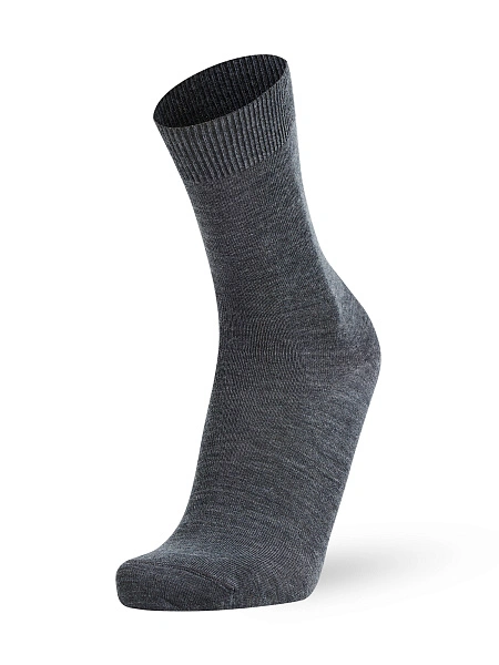 Носки женские из шерсти мериноса серии MERINO WOOL, цвет антрацит, фото 2