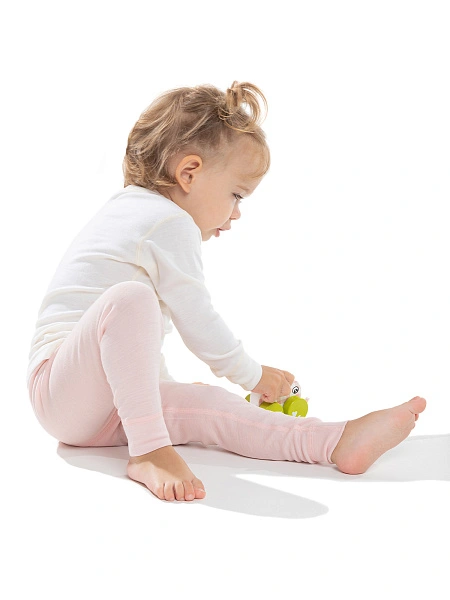 Термобелье штанишки детские SOFT. Знак Woolmark, цвет розовый, фото 2